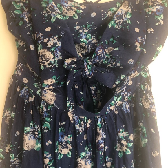 Here Comes The Sun navy floral maxi dress size 10 - Picture 5 of 13